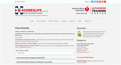 Desktop Screenshot of code3life.enrollware.com