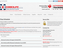 Tablet Screenshot of code3life.enrollware.com
