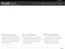 Tablet Screenshot of enrollware.com