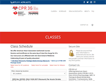 Tablet Screenshot of cpr3g.enrollware.com