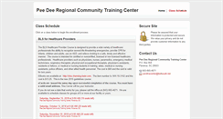 Desktop Screenshot of peedeerctc.enrollware.com